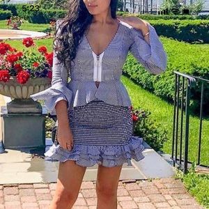 Intermix outfit! Navy and white